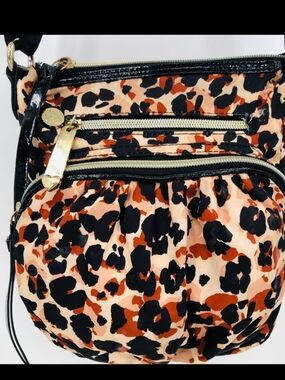 Betsey Johnson Leopard Print Crossbody Bag